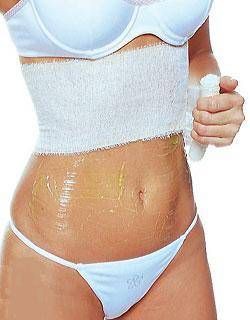 Bandagem corporal caseira